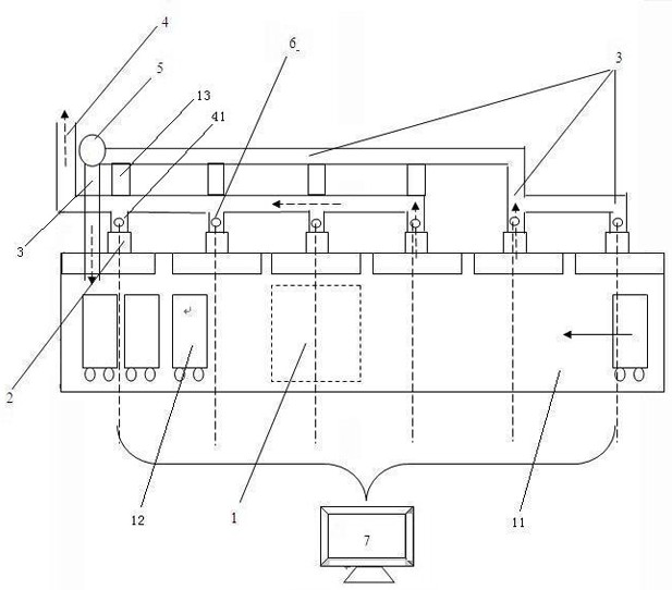 A kind of waste heat recovery energy-saving oven and waste heat recovery method