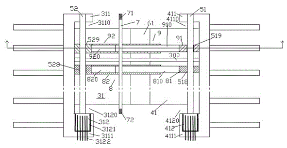 Cleaning device for bridge expansion joint