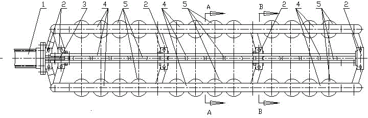 Automatic supporting frame