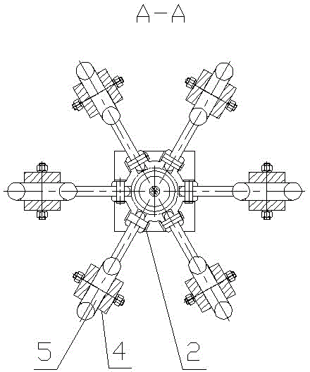 Automatic supporting frame