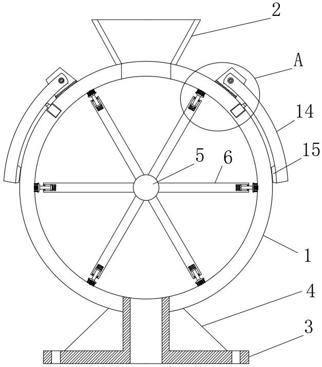 Powder grinder for strontium carbonate processing