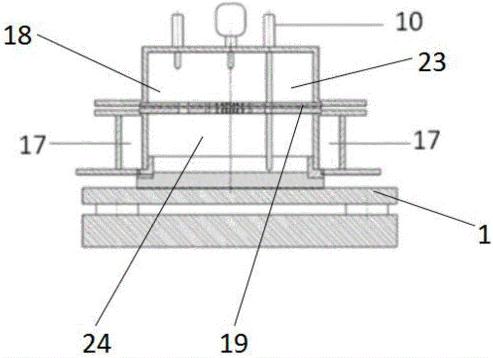 Polymer film casting method preparation device