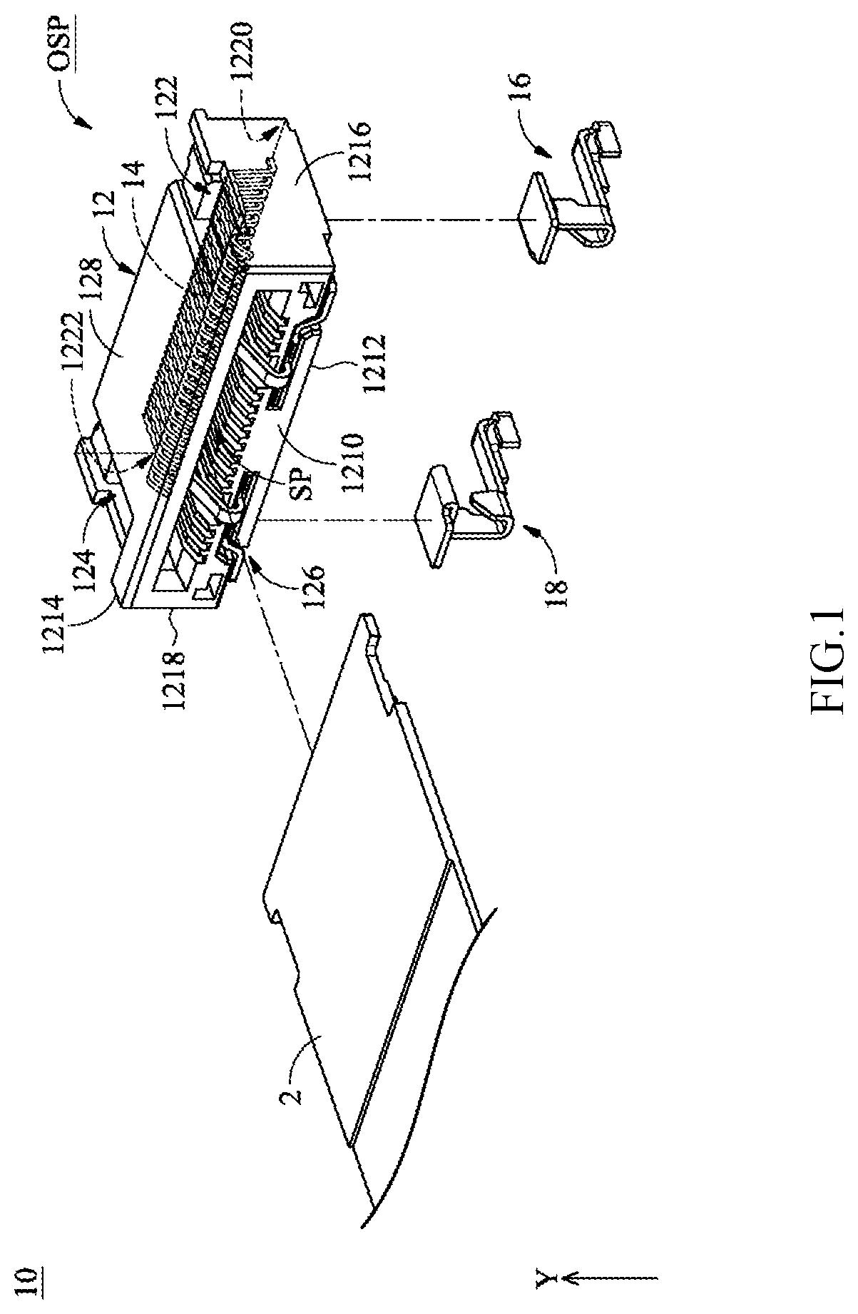 Connector that automatically latch-locks a flat conducting wire