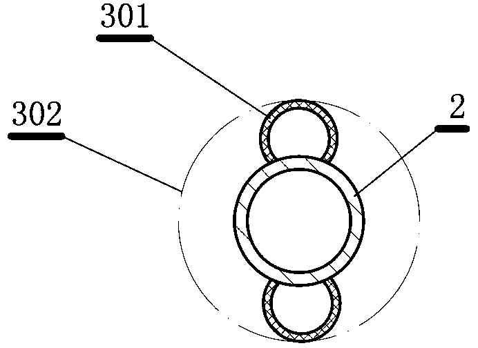 Jejunostomy tube capable of realizing self fixing of small intestine and abdominal wall