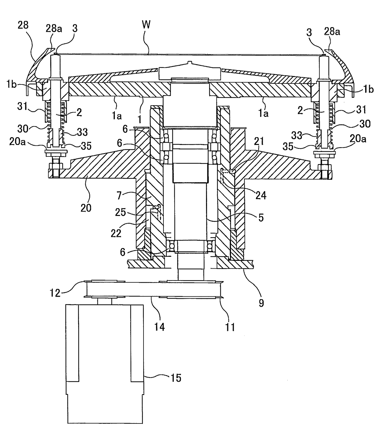 Substrate holding apparatus