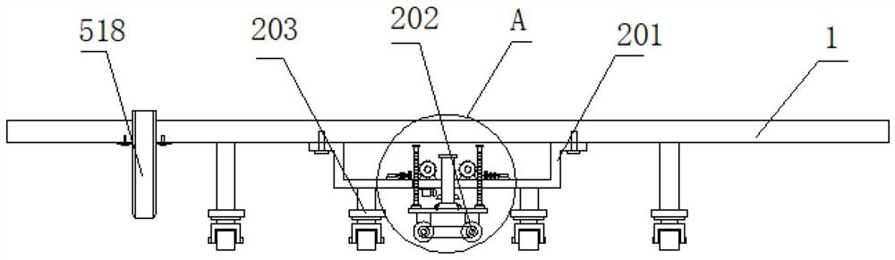 Garden landscape automatic sprinkling irrigation device and sprinkling irrigation system