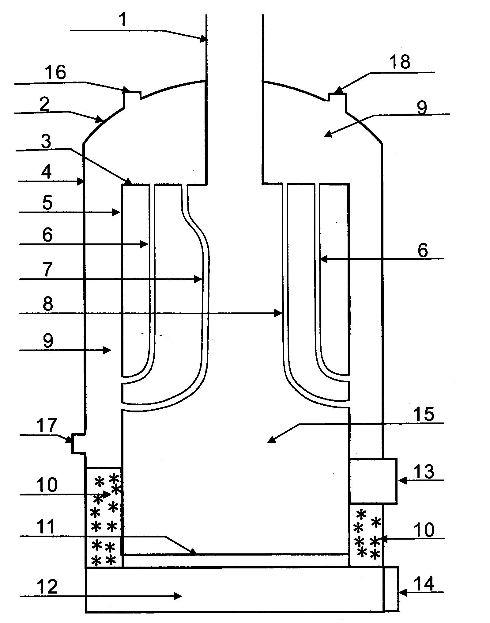 Vertical-pipe outer wall-heated non-pressure boiler