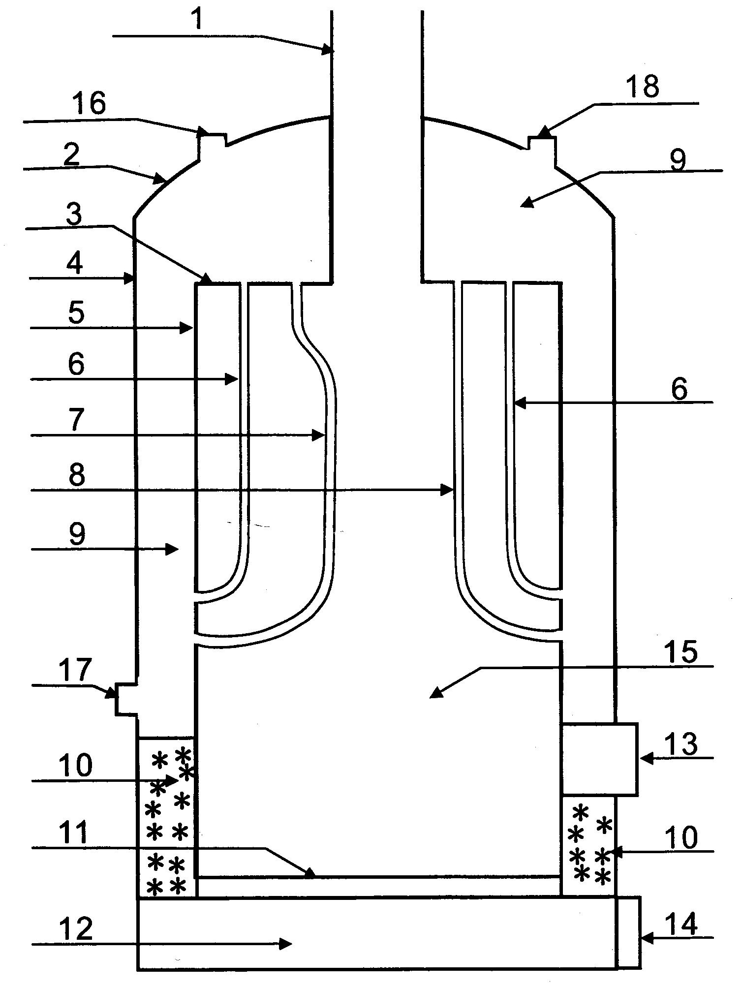 Vertical-pipe outer wall-heated non-pressure boiler