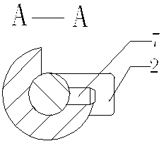 Clamping device of rotary pressing plate