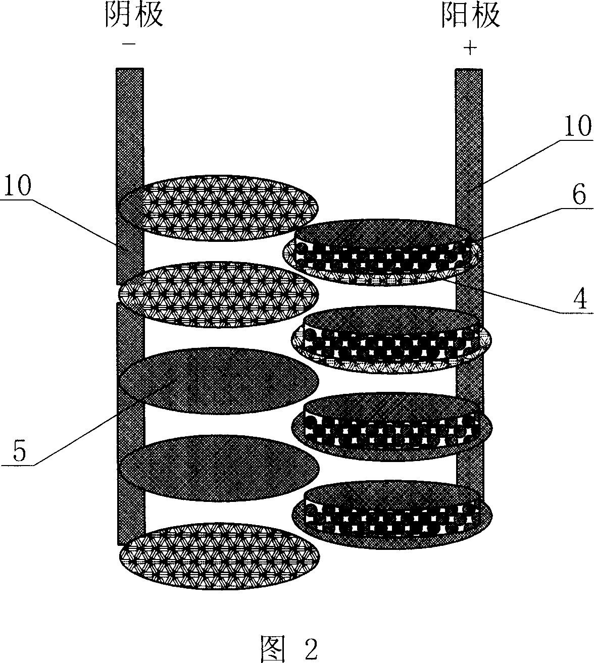 Fluid bed three-dimensional electrode reactor for treating organic waste water