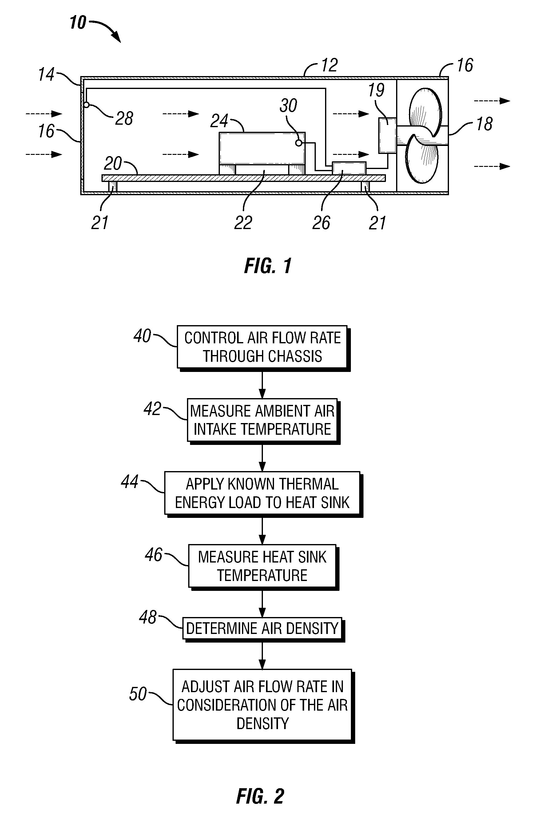 System and Method for Determining Air Density Based on Temperature Sensor Data