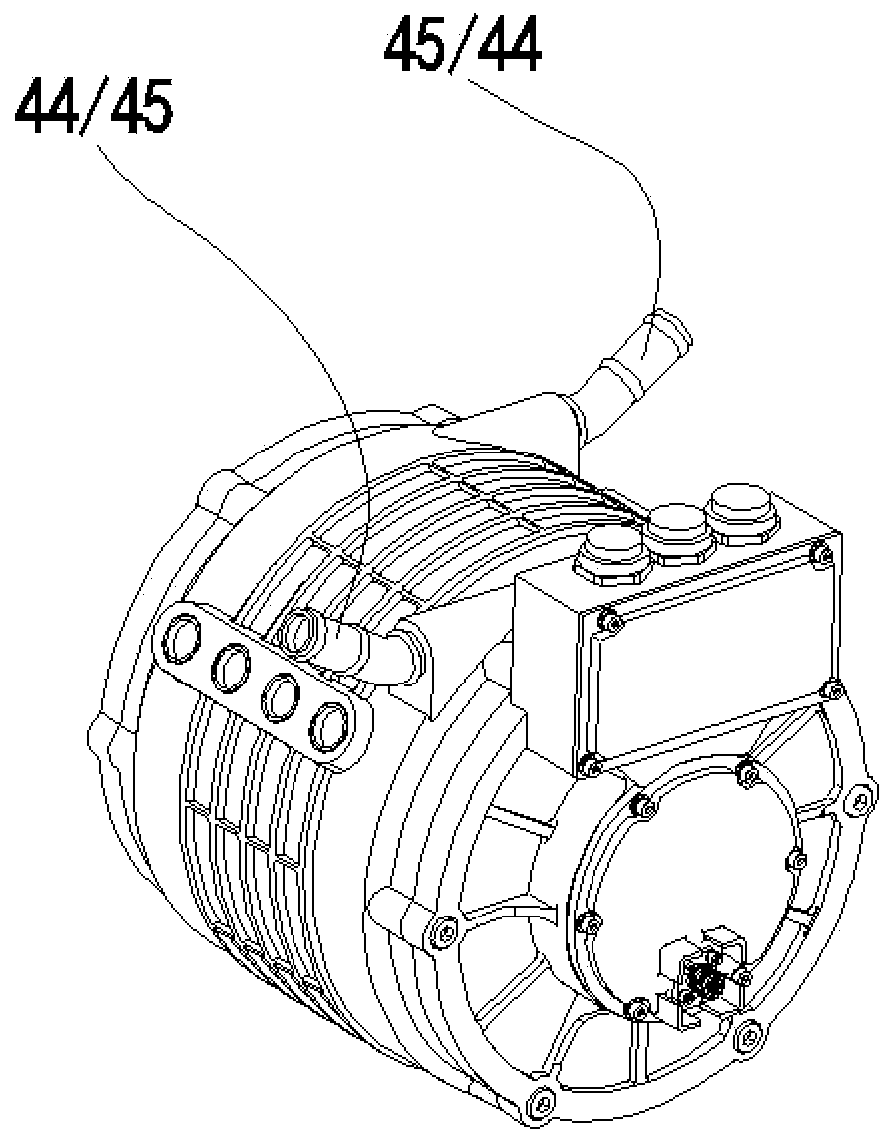 Stator assembly and driving motor