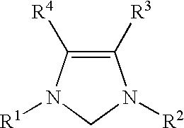 Use of a catalyst system comprising nickel, palladium, or platinum and imidazoline-2-ylidene or imidazolidine-2-ylidene in suzuki coupling reactions