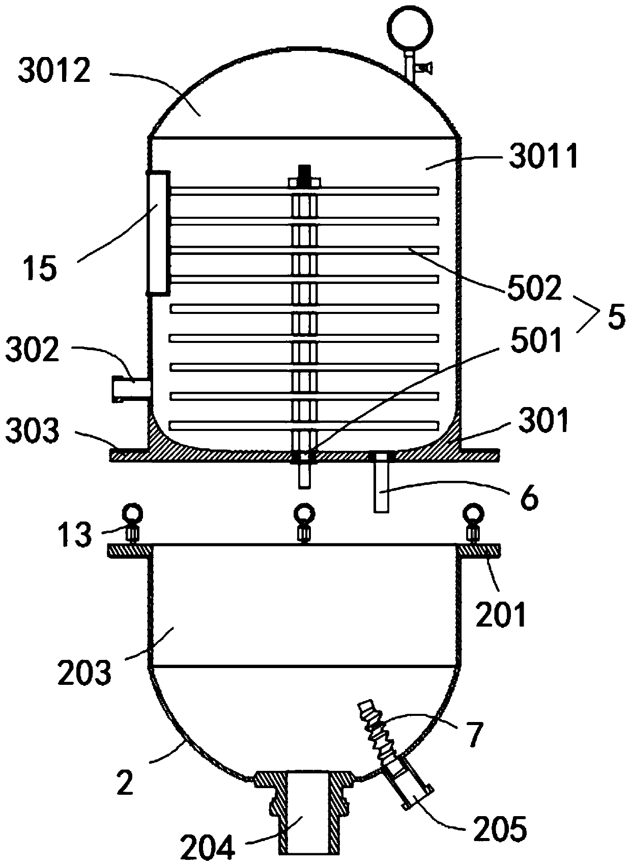 Overlapped tower type double-filtration filter
