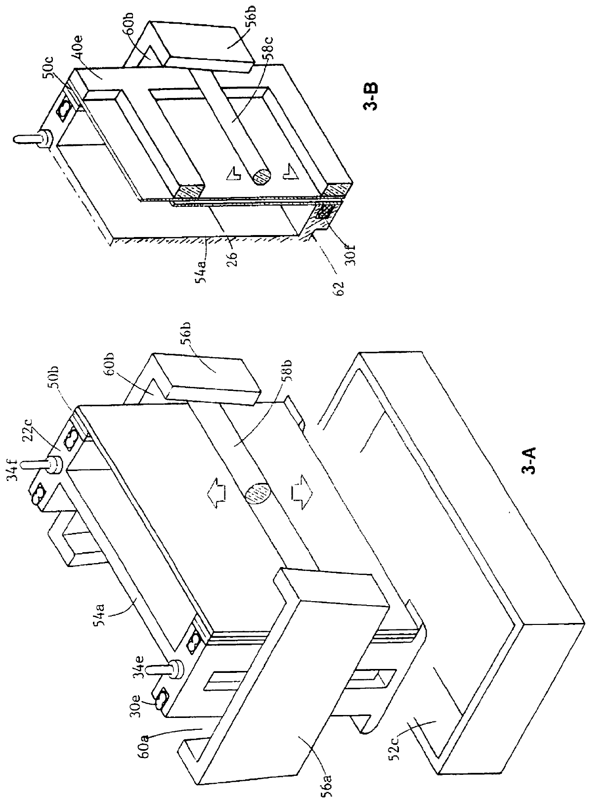 One-step use method of vertical piece type gel electrophoresis cell