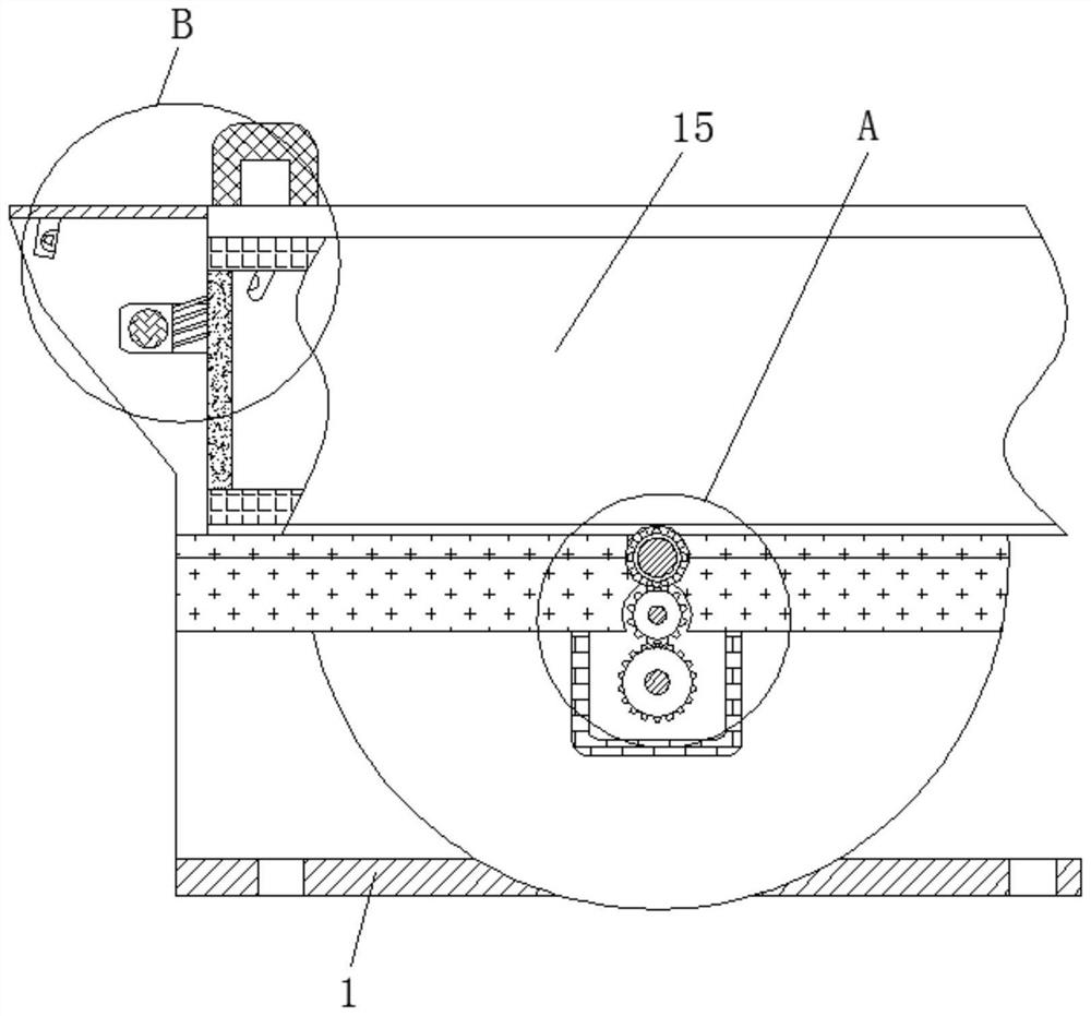 Convex groove transmission principle-based monitor cleaning device