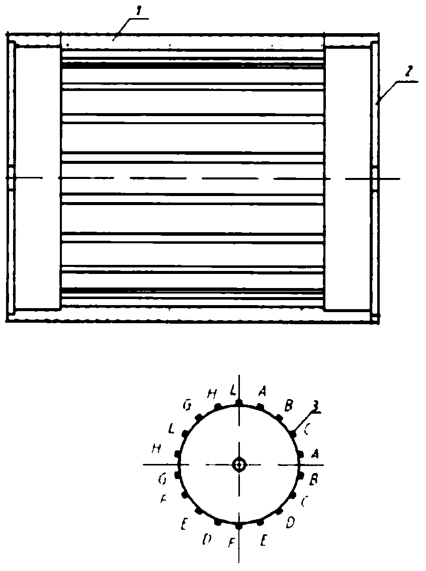 Combination type small-power motor magnetic field simulation model