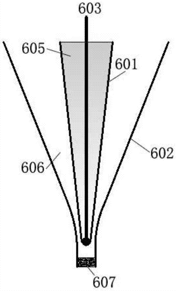 Separate N2O selective microelectrode and preparation method thereof