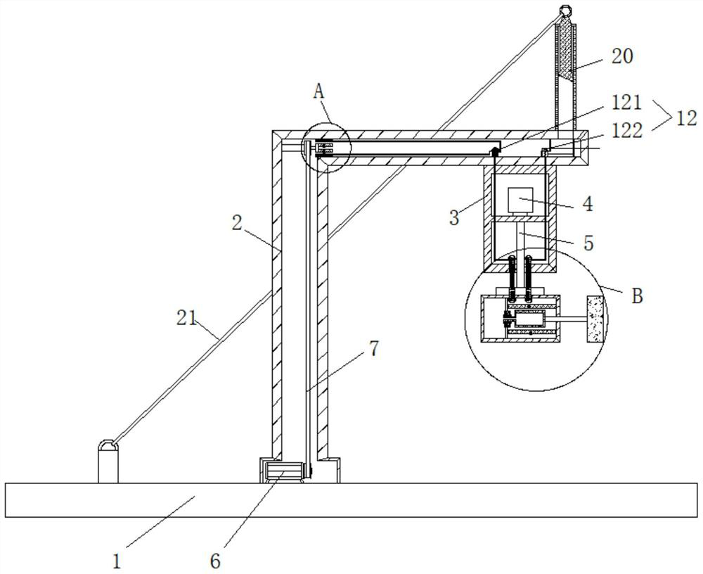 A chute polishing device for automobile sunroof guide rail production