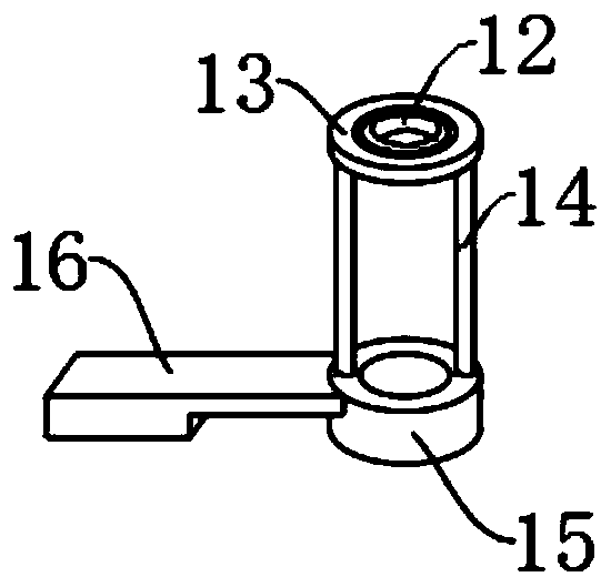 Supporting and fixing device used for edge covering mould