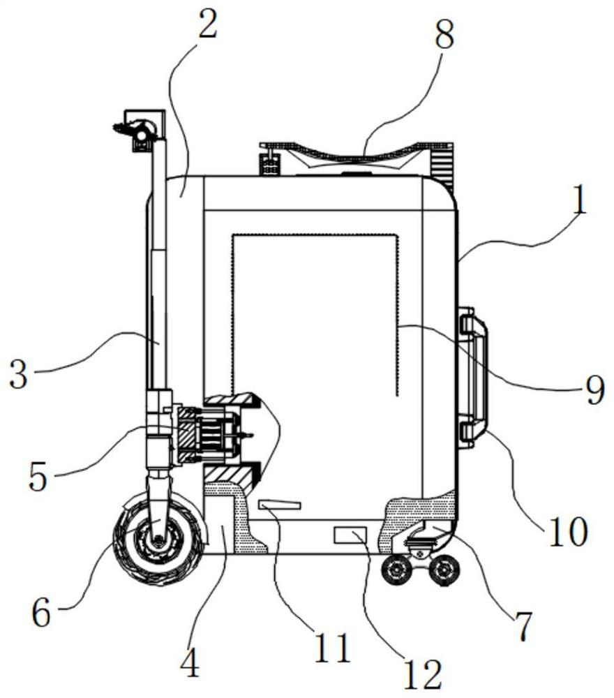 Intelligent ridable travel suitcase