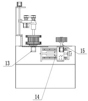 Gear production grinding device