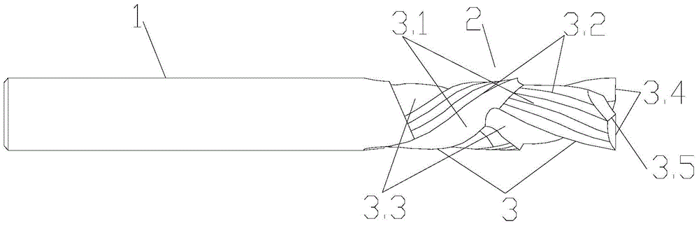 Double edge compression end mill