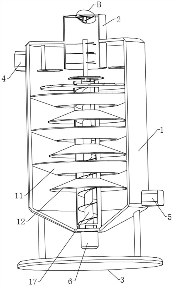 Battery powder material surface treatment device and method