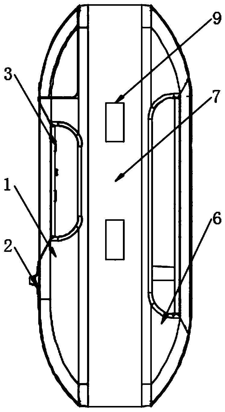 Indoor and outdoor two-sided counter locking method