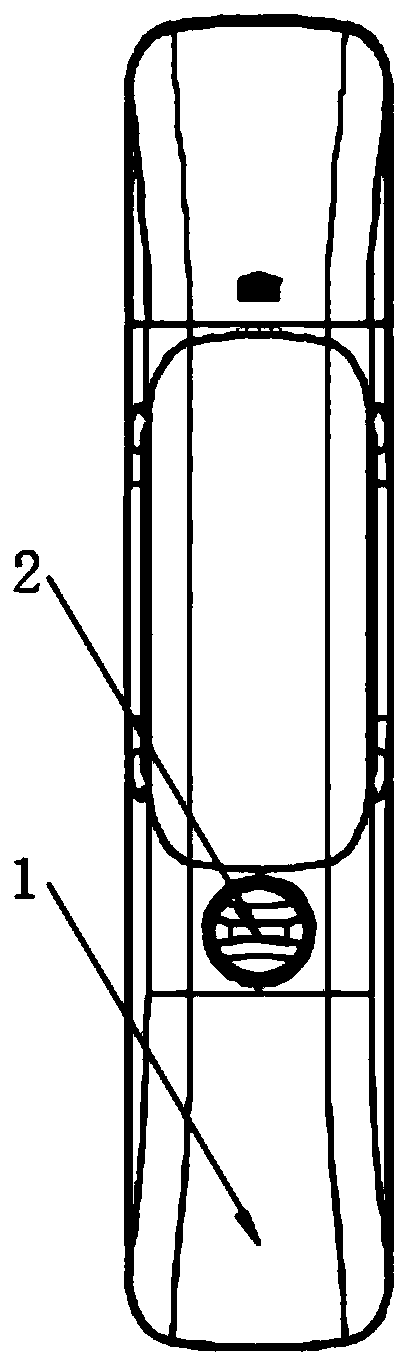 Indoor and outdoor two-sided counter locking method