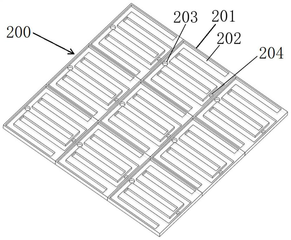 Heat dissipation structure capable of regulating and controlling flow in partitioned manner and preparation method of heat dissipation structure