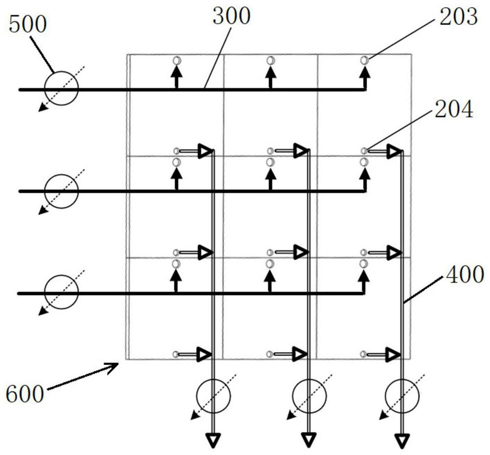 Heat dissipation structure capable of regulating and controlling flow in partitioned manner and preparation method of heat dissipation structure