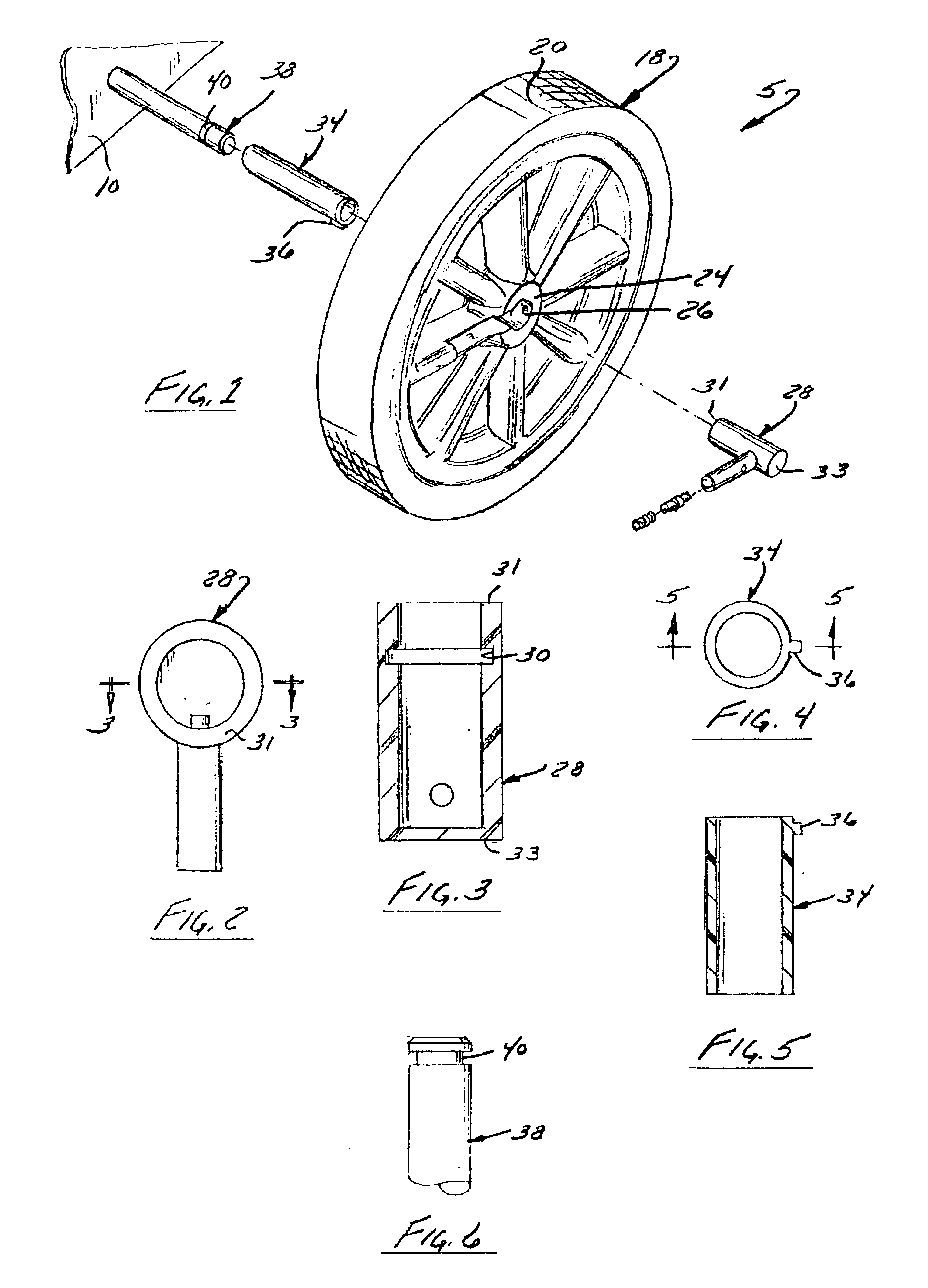 Wheel with interlocking hub and spacer