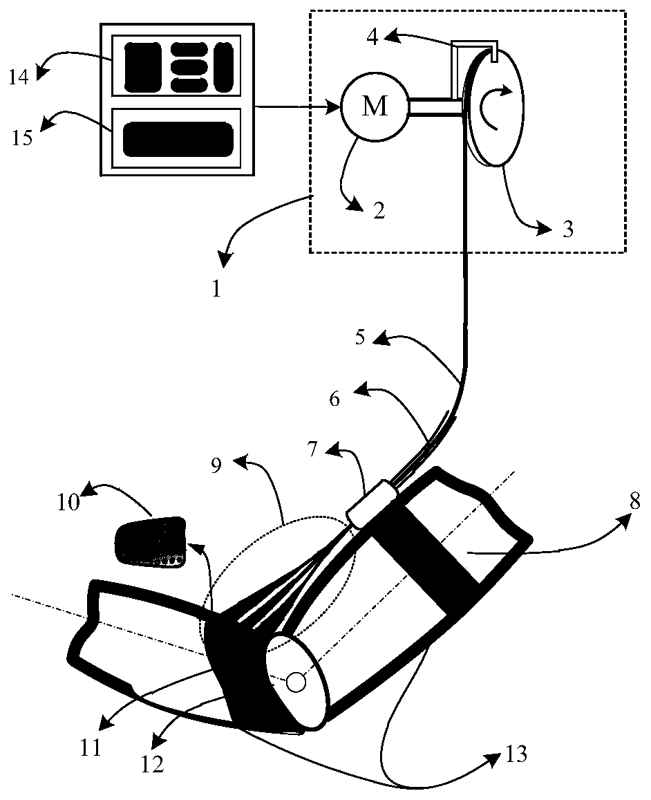 A flexible tendon assisting device for human trochlear joints