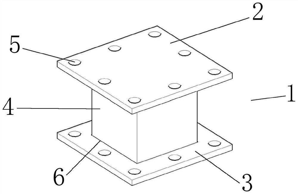 Dry-connected fabricated reinforced concrete column unit
