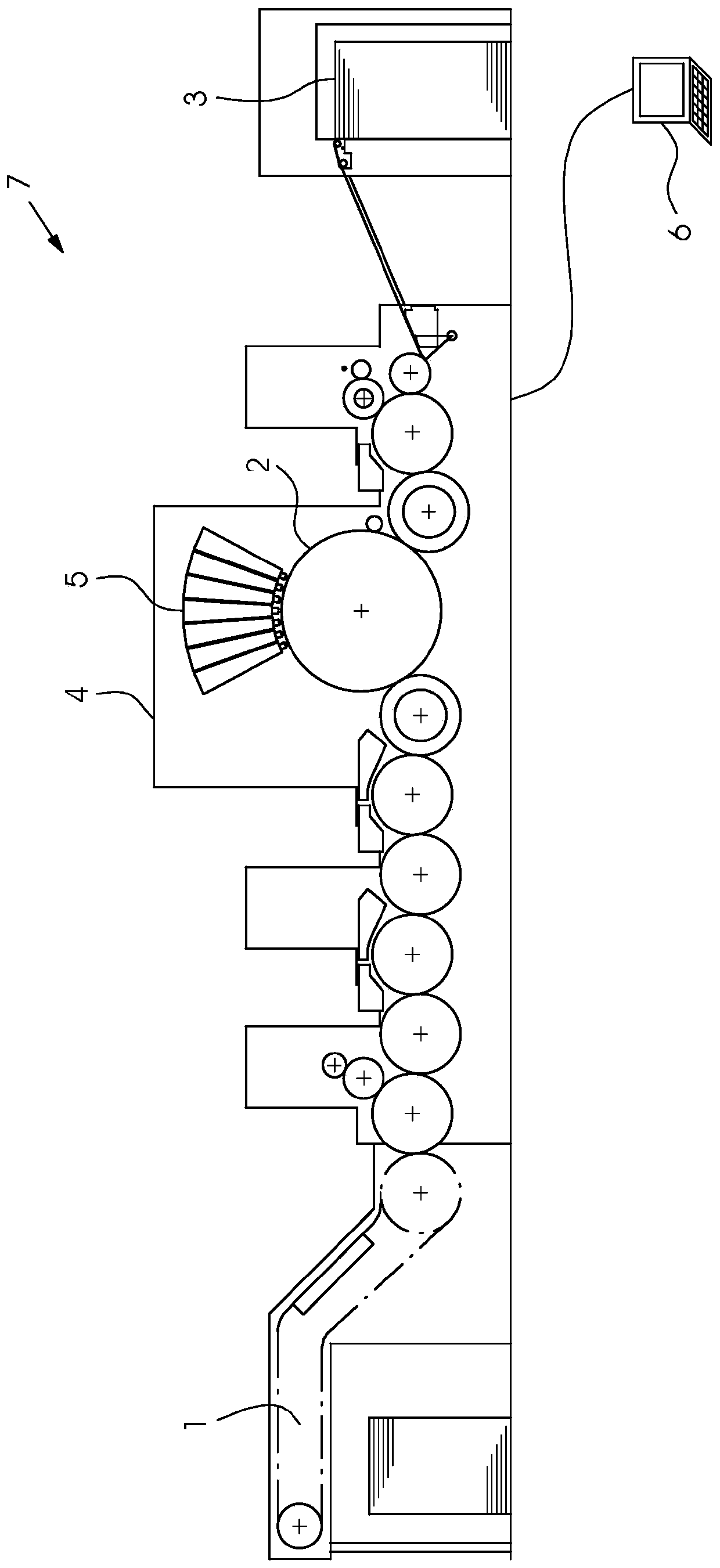 Printing nozzle compensation method considering adjacent surface coverage