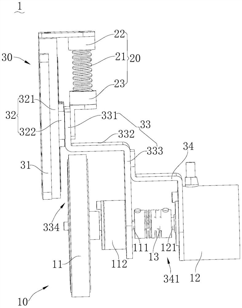 Robot capable of automatically working according to planned path and displacement measuring mechanism thereof