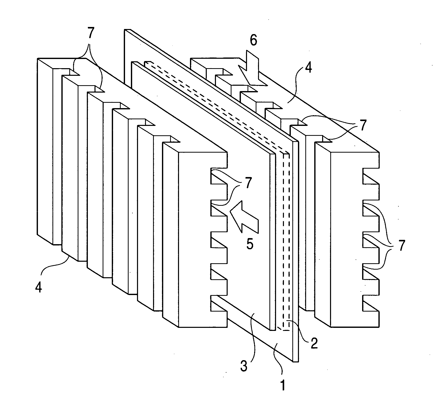 Metal material for fuel cell, fuel cell using the same and method for producing the material