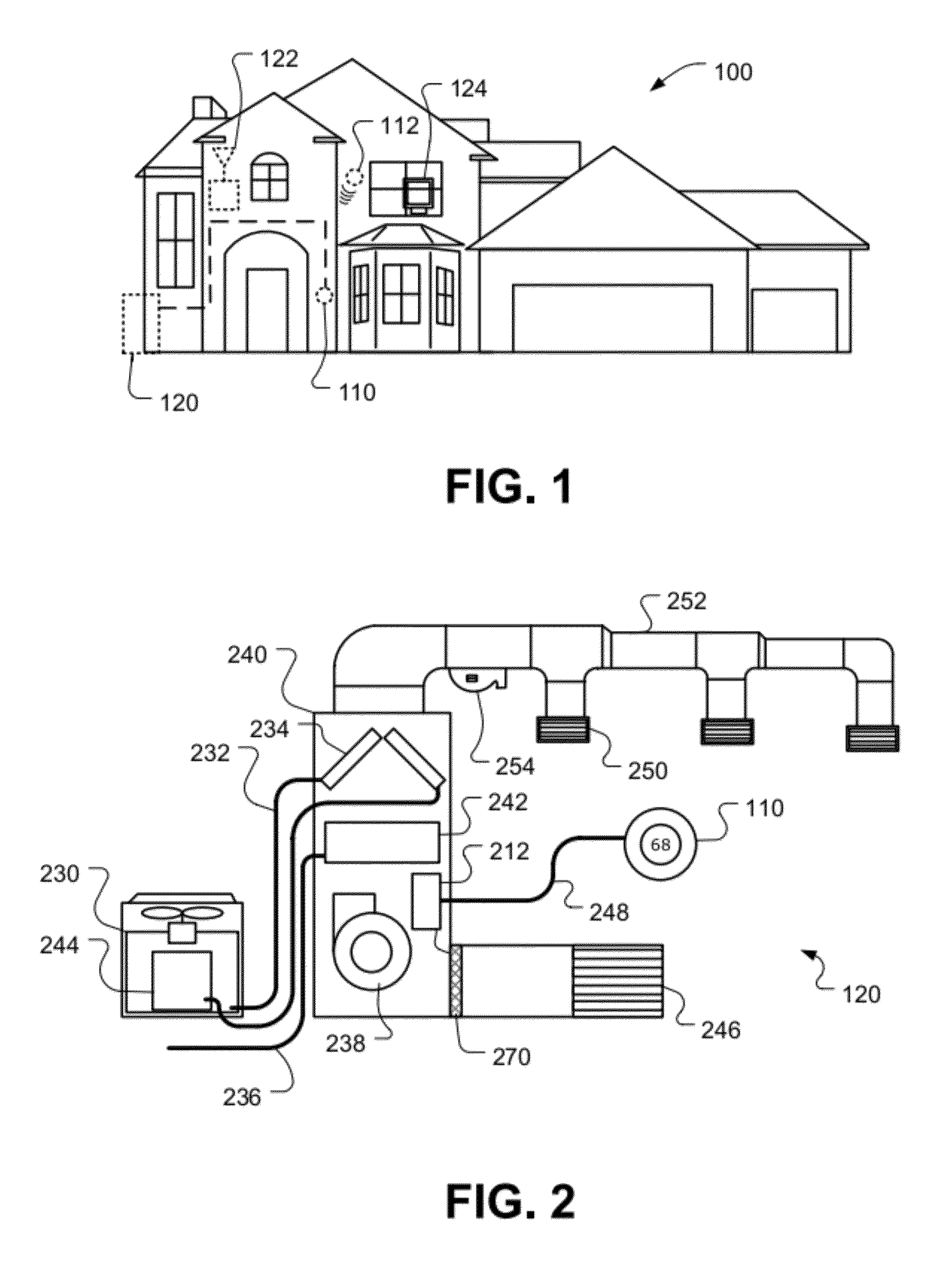 Power-preserving communications architecture with long-polling persistent cloud channel for wireless network-connected thermostat