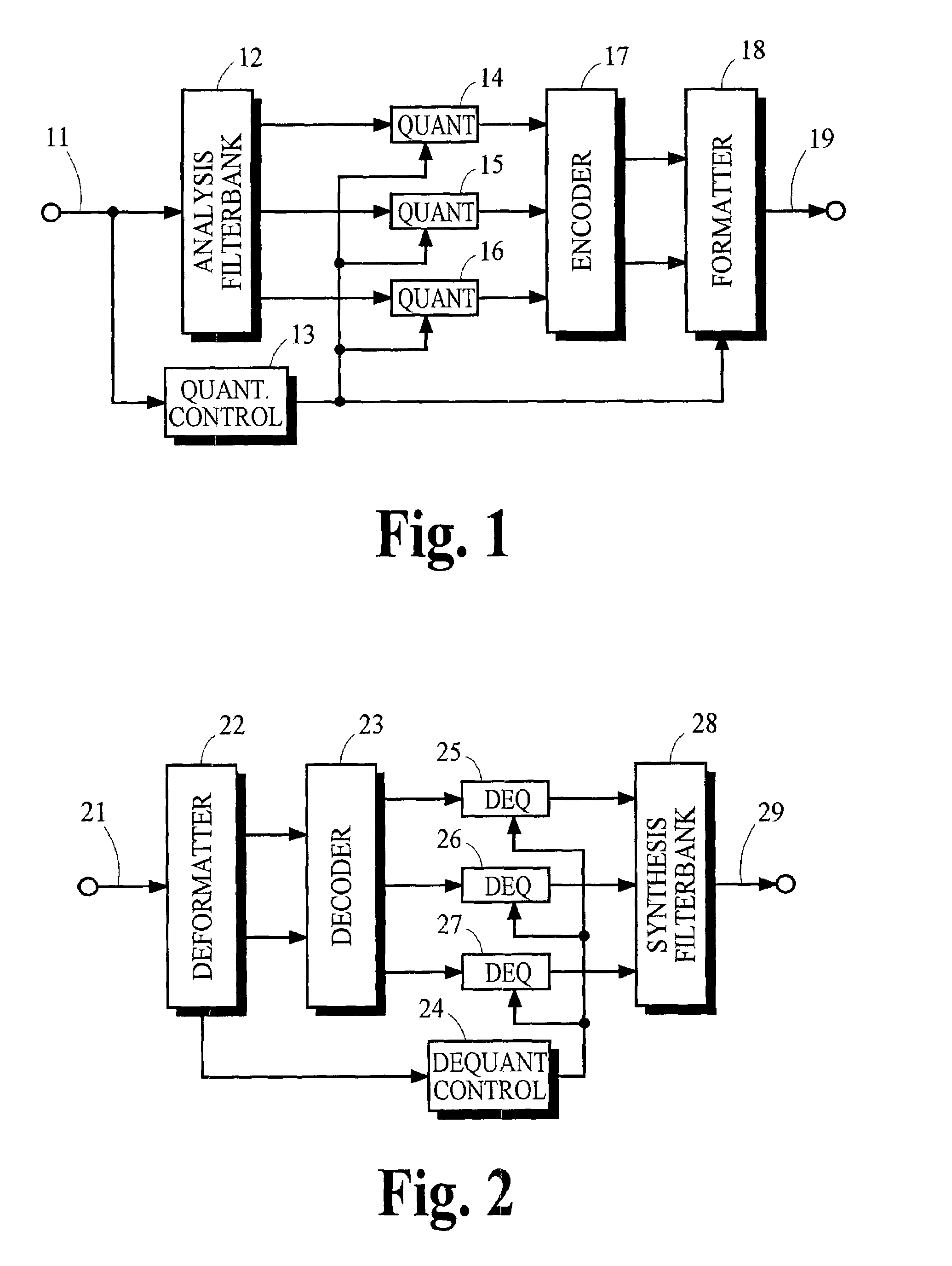 Low bit-rate audio coding systems and methods that use expanding quantizers with arithmetic coding