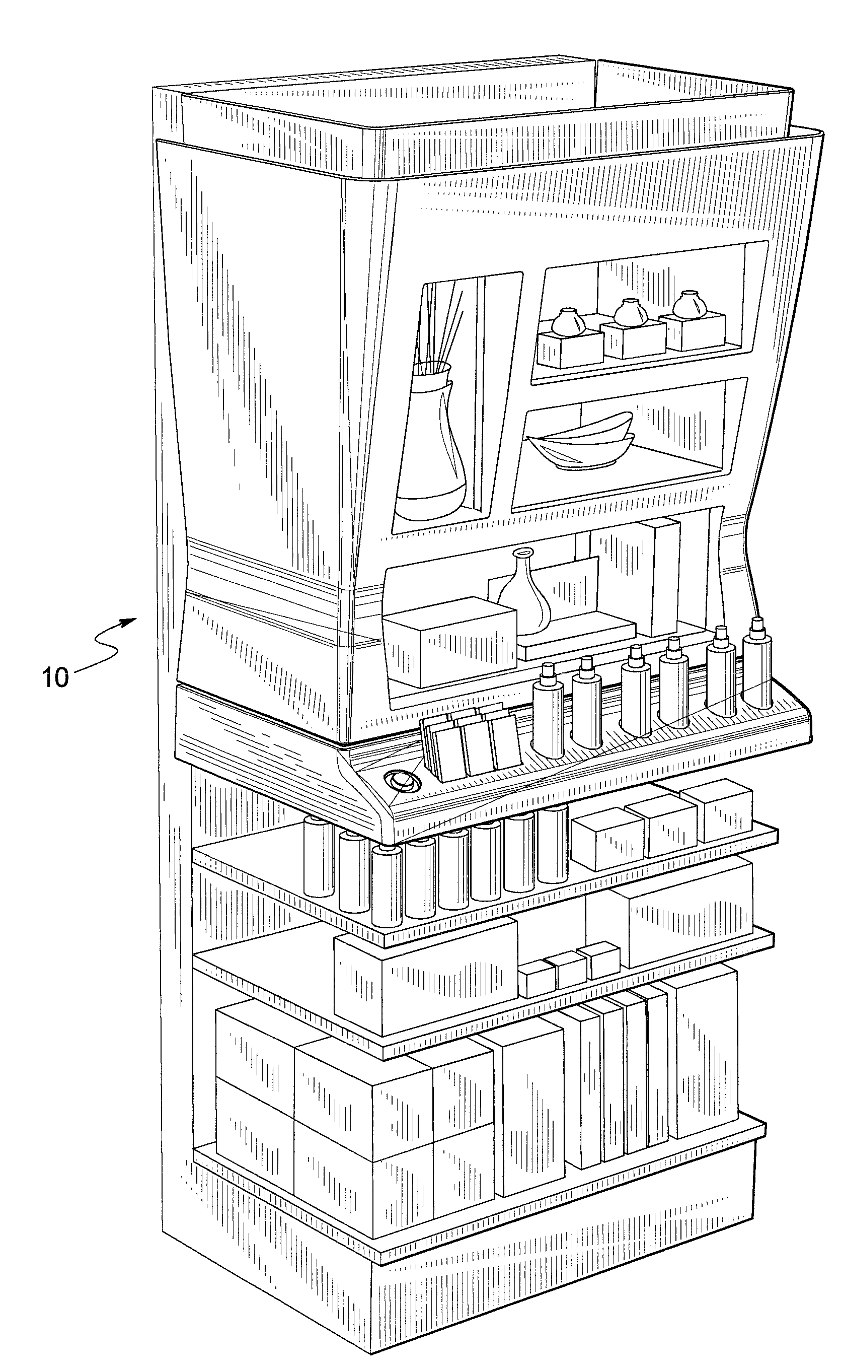 Illuminated Product Display with Consumer Interaction and Product Synchronization