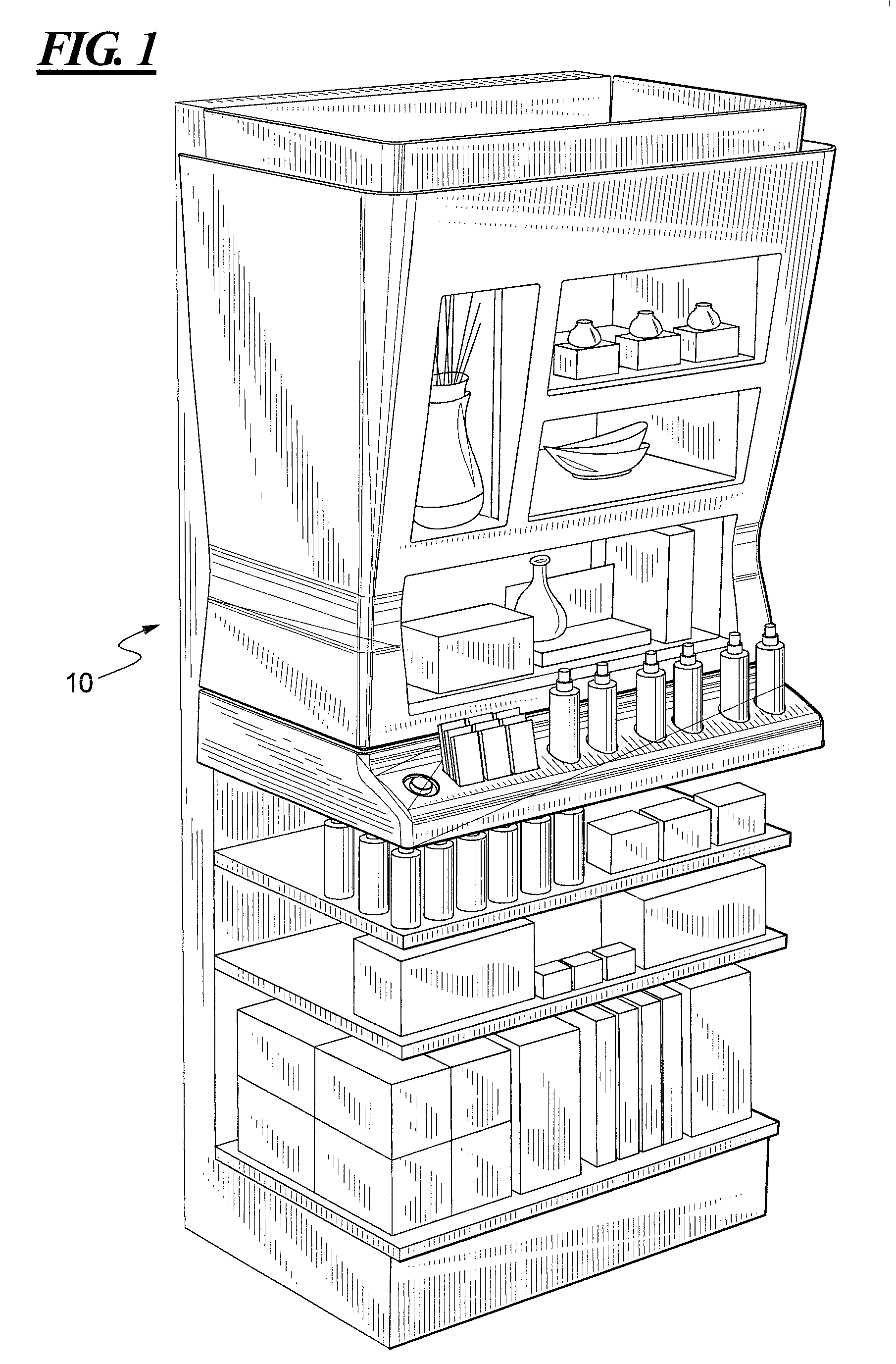 Illuminated Product Display with Consumer Interaction and Product Synchronization