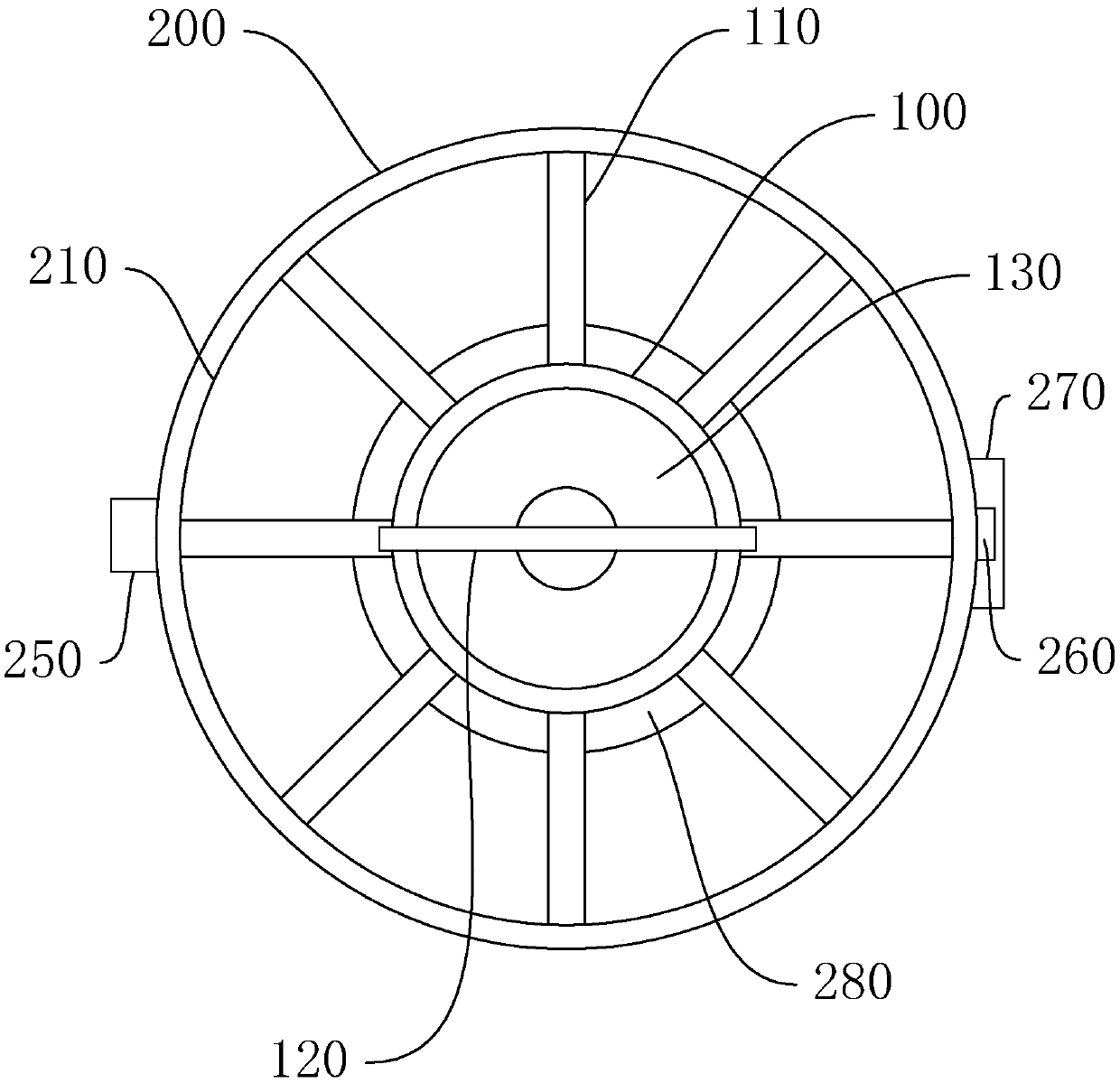 Chicken feeding device