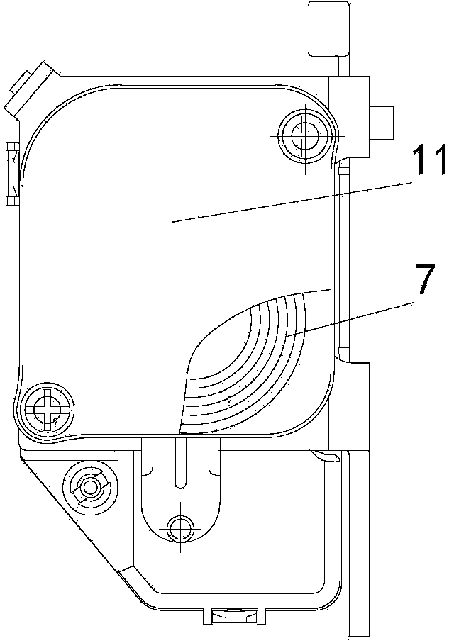 Safety belt winding device