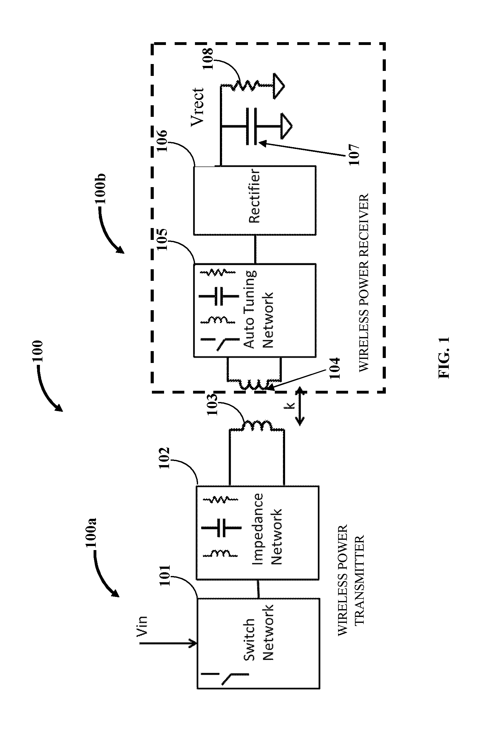 Wireless power system with a self-regulating wireless power receiver