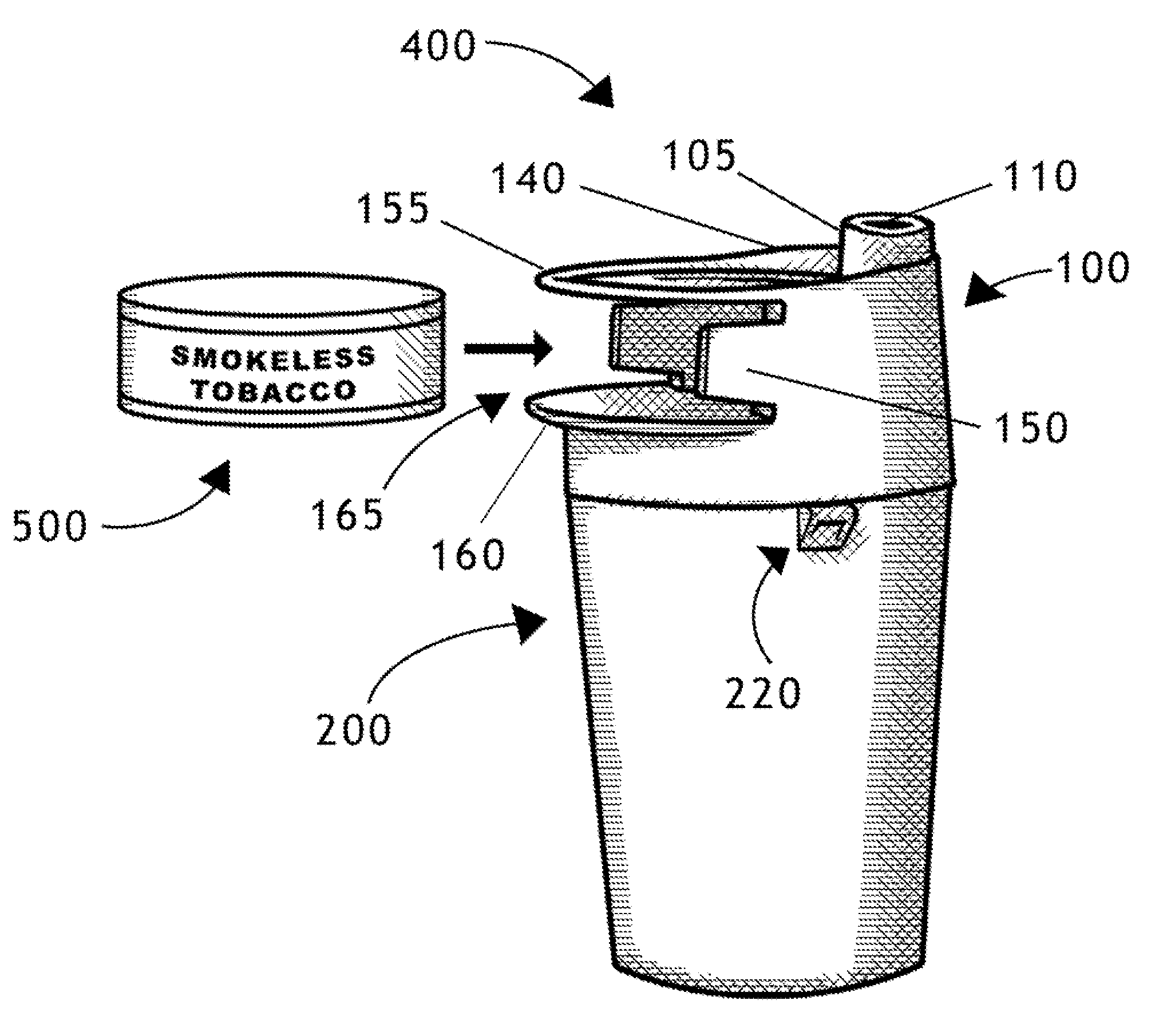 Systems and methods for smokeless tobacco storage and use