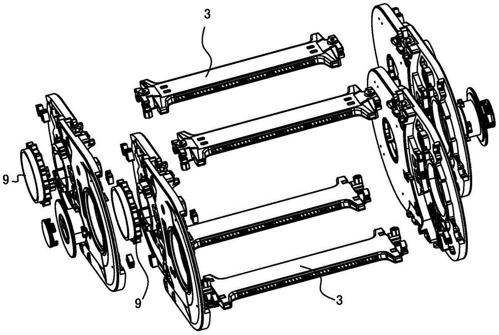 High-speed heavy-load mute tow chain