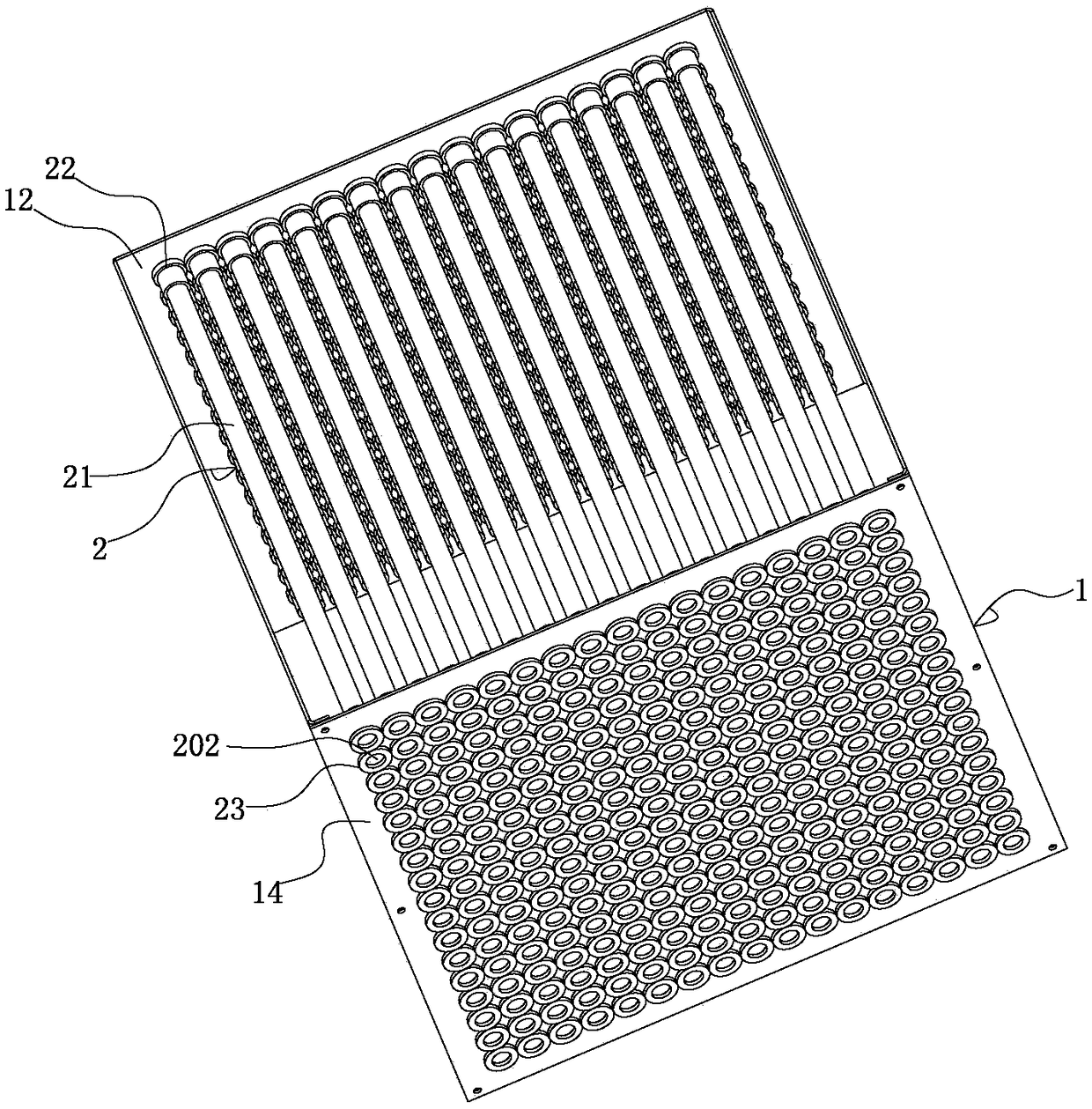 Heat exchanging device for fresh air ventilator