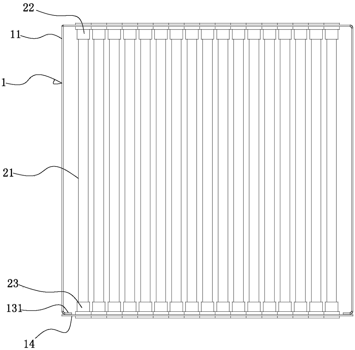 Heat exchanging device for fresh air ventilator