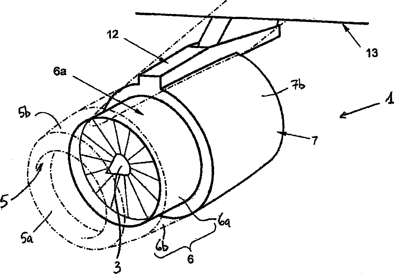 Bypass turbojet engine nacelle